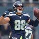 Seattle Seahawks tight end Jimmy Graham celebrates during Sunday's game against the Pittsburgh Steelers. Graham was placed on injured reserve this week. (Photo: Rod Mar/Seattle Seahawks)